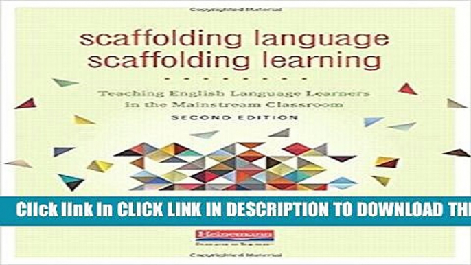 Collection Book Scaffolding Language, Scaffolding Learning, Second Edition: Teaching English