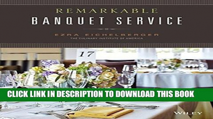 [PDF] Remarkable Banquet Service Full Online