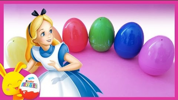 Alice aux pays des merveilles - Oeufs surprises de couleurs Disney - Touni toys