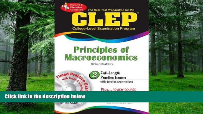 Big Deals  CLEP Principles of Macroeconomics w/CD-ROM (CLEP Test Preparation)  Best Seller Books