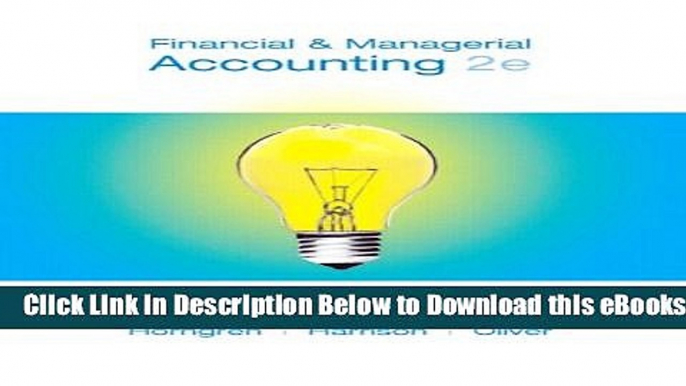 [Reads] Financial   Managerial Accounting Student Value Edition with MyAccounting Lab Full eBook