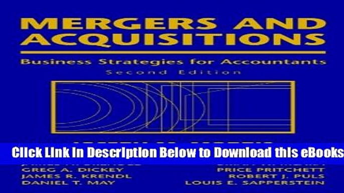 [Reads] Mergers and Acquisitions: Business Strategies for Accountants Online Ebook