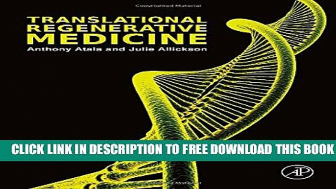 New Book Translational Regenerative Medicine