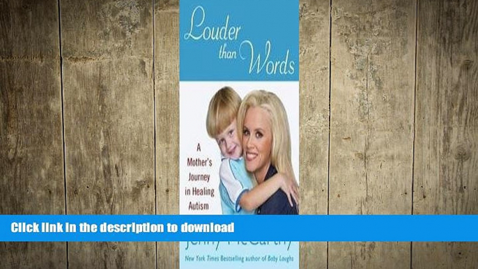 READ  Louder Than Words - A Mother s Journey In Healing Autism FULL ONLINE