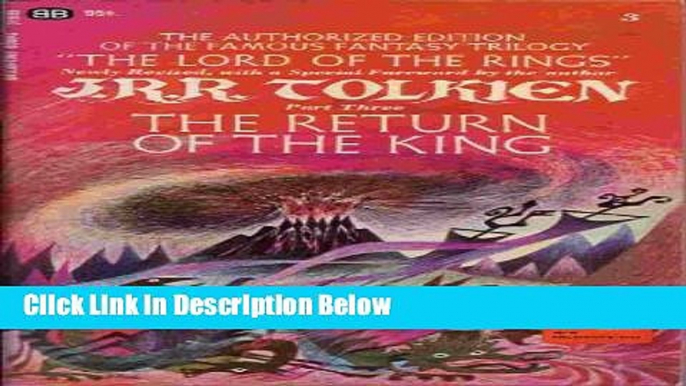 [PDF] The Return of the King Being the Third Part of The Lord of the Rings Full Online