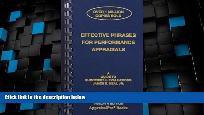 Big Deals  Effective Phrases for Performance Appraisals: A Guide to Successful Evaluations (Neal,