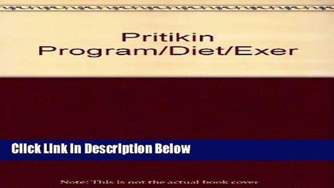 [PDF] The Pritikin Program for Diet   Exercise Ebook Online