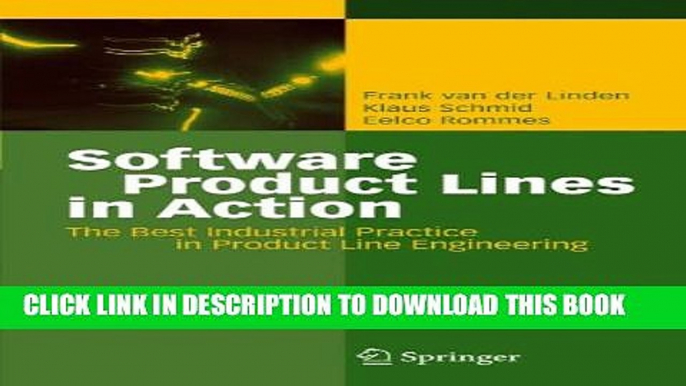 New Book Software Product Lines in Action: The Best Industrial Practice in Product Line Engineering