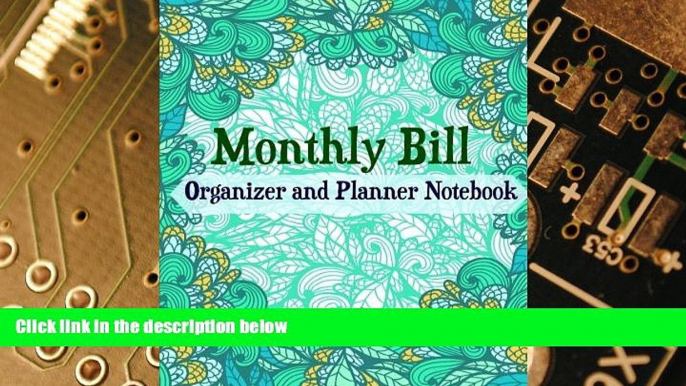 Big Deals  Monthly Bill Organizer and Planner Notebook (Extra Large Budget Planners) (Volume 88)