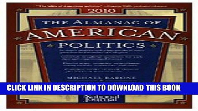 New Book The Almanac of American Politics 2010