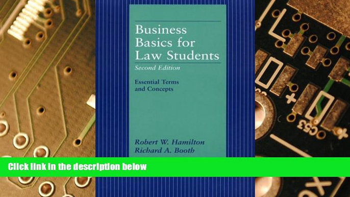 READ FREE FULL  Business Basics for Law Students: Essential Terms and Concepts (Essentials for