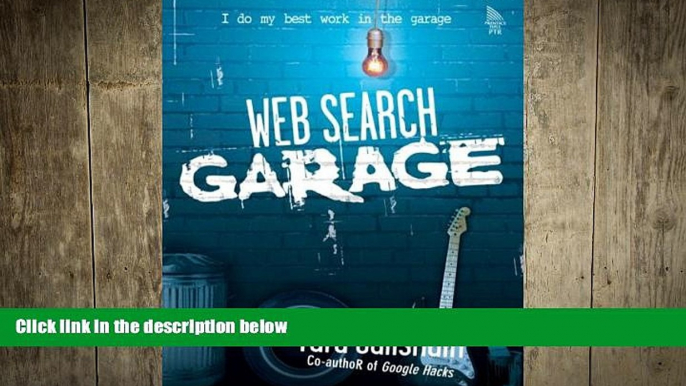 FREE DOWNLOAD  Web Search Garage  FREE BOOOK ONLINE