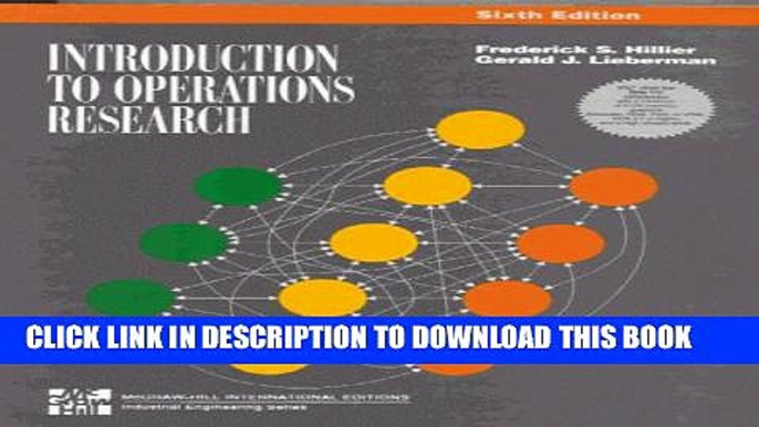 Collection Book Introduction to Operations Research