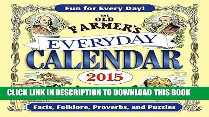 New Book The Old Farmer s Almanac 2015 Everyday Calendar