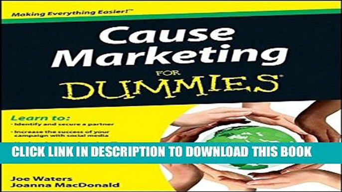 Collection Book Cause Marketing For Dummies