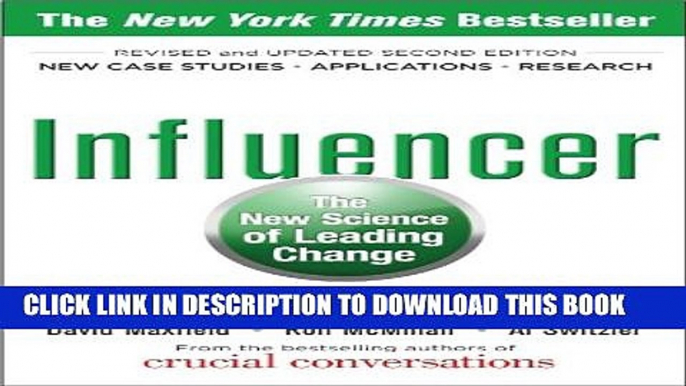 Collection Book Influencer: The New Science of Leading Change, Second Edition