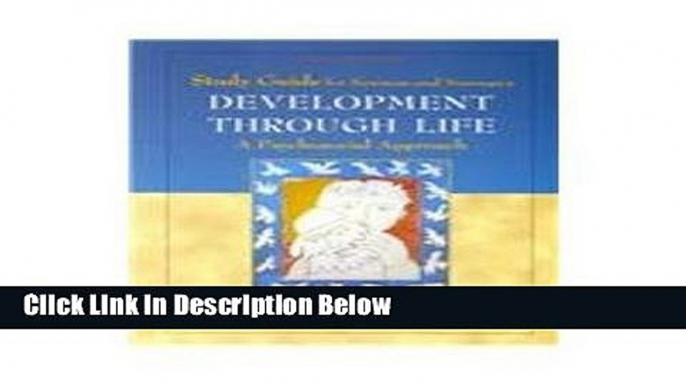 [Best Seller] Development Through Life: A Psychosocial Approach (Study Guide) New Reads