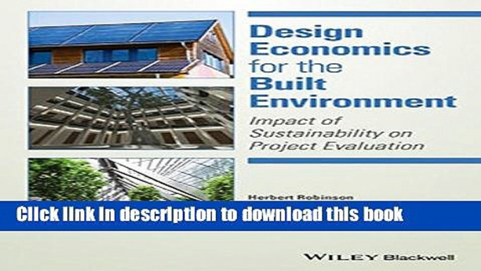 Read Design Economics for the Built Environment: Impact of Sustainability on Project Evaluation