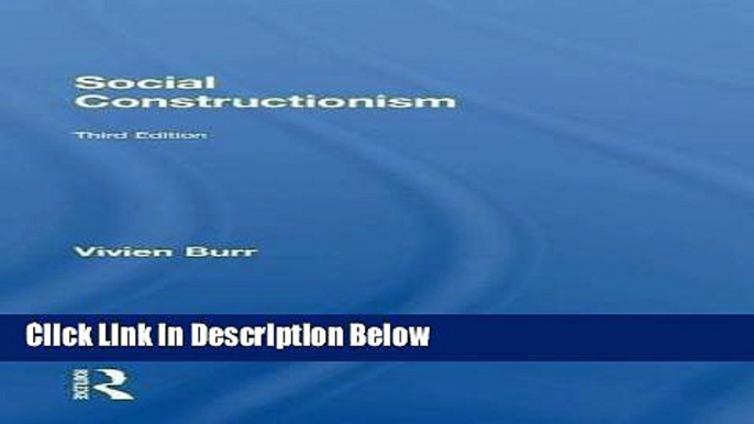 [Get] Social Constructionism Online New