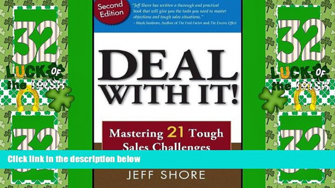 Big Deals  Deal With It! Mastering 21 Tough Sales Challenges  Best Seller Books Best Seller