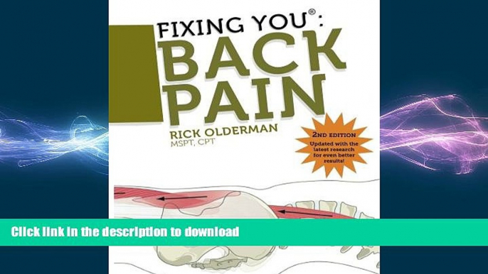 READ  Fixing You: Back Pain 2nd edition: Self-Treatment for Back Pain, Sciatica, Bulging and