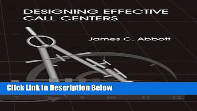 [Best] Designing Effective Call Centers Free Books