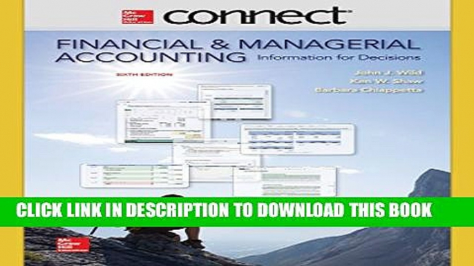 New Book Connect 2 Semester Access Card for Financial and Managerial Accounting