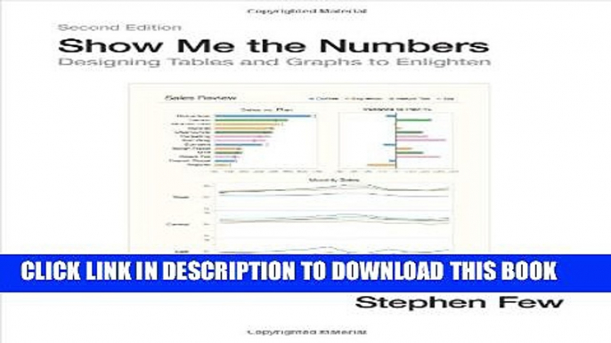 Collection Book Show Me the Numbers: Designing Tables and Graphs to Enlighten