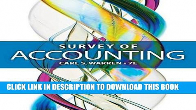 New Book Survey of Accounting