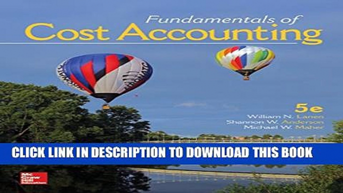 New Book Fundamentals of Cost Accounting