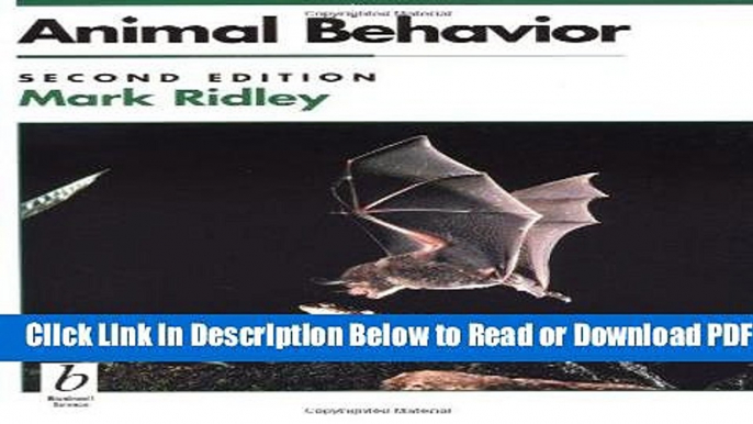 [Download] Animal Behavior: An Introduction to Behavioral Mechanisms, Development, and Ecology