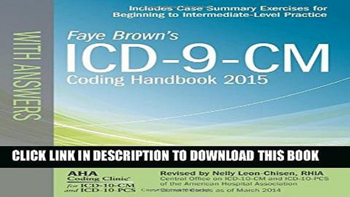 [PDF] ICD-9-CM Coding Handbook, with Answers, 2015 Rev. Ed. (ICD-9-CM Coding Handbook with Answers