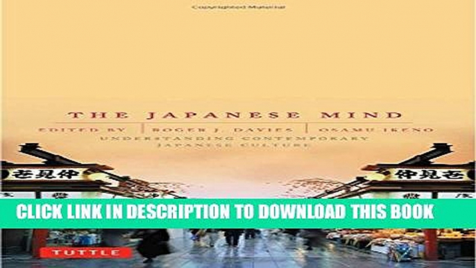 Collection Book The Japanese Mind: Understanding Contemporary Japanese Culture