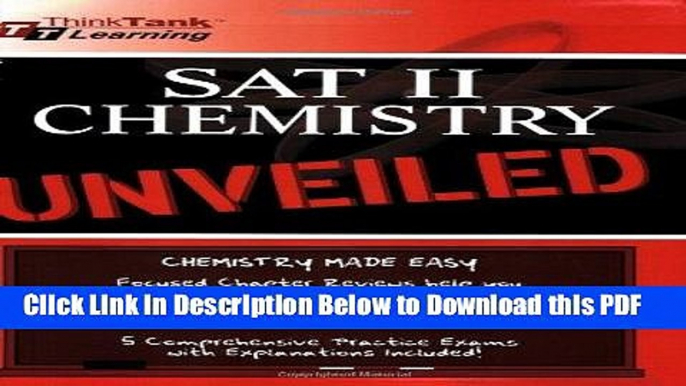 [Read] SAT II Chemistry: Unveiled Free Books