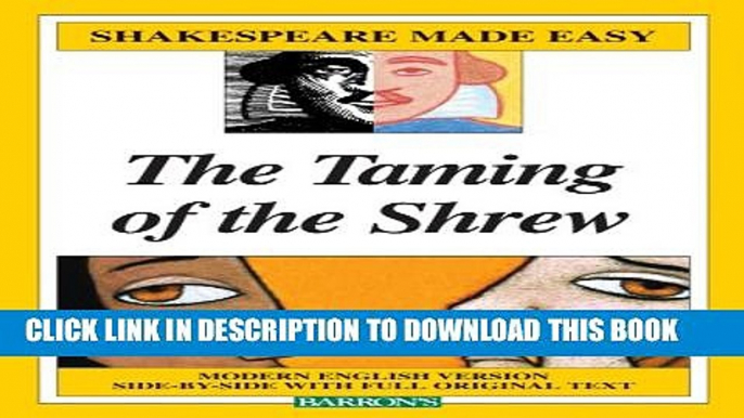 New Book The Taming of the Shrew (Shakespeare Made Easy)