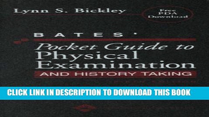 [PDF] Bates  Pocket Guide to Physical Examination and History Taking (Professional Guide Series)