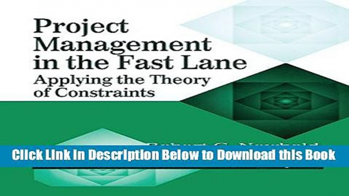 [Best] Project Management in the Fast Lane: Applying the Theory of Constraints (The CRC Press