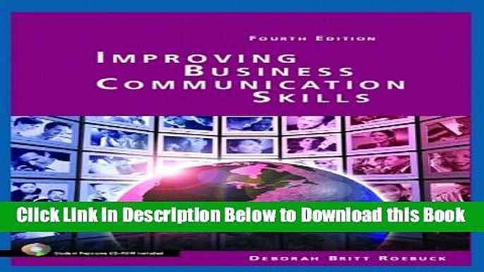 [Best] Improving Business Communication Skills (4th Edition) Online Books