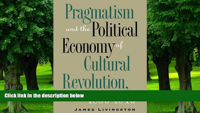 Must Have  Pragmatism and the Political Economy of Cultural Evolution (Cultural Studies of the