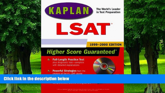 Big Deals  Kaplan LSAT 1999-2000 with CD-ROM  Free Full Read Most Wanted