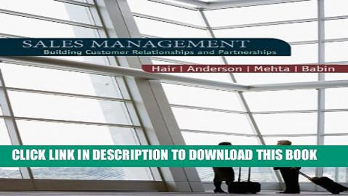 [PDF] Bundle: Sales Management: Building Customer Relationships and Partnerships +