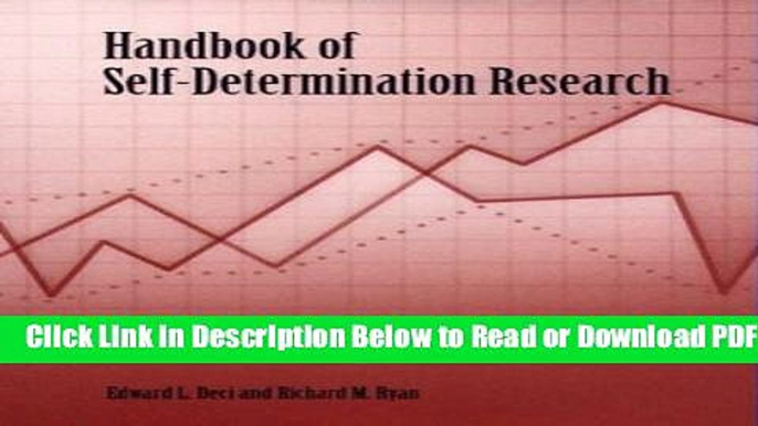 [Get] Handbook of Self-Determination Research Popular Online