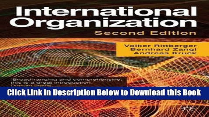 [Reads] International Organization Free Books