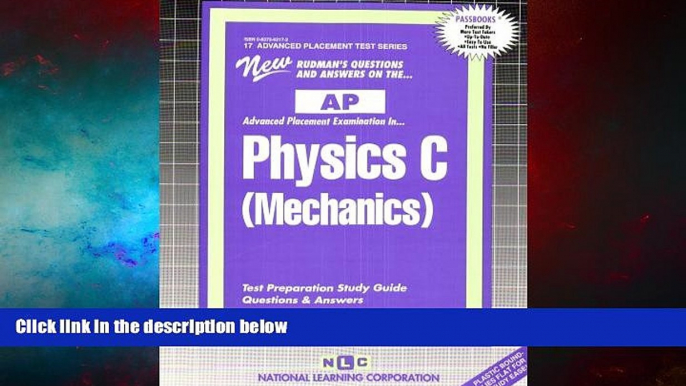 READ FREE FULL  PHYSICS C (MECHANICS) (Advanced Placement Test Series) (Passbooks) (ADVANCED