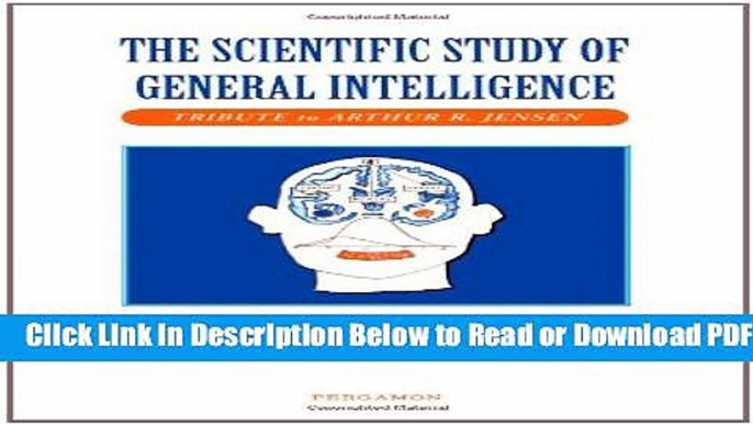 [PDF] The Scientific Study of General Intelligence: Tribute to Arthur Jensen Popular New
