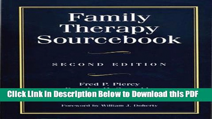 [Read] Family Therapy Sourcebook: Second Edition Ebook Free