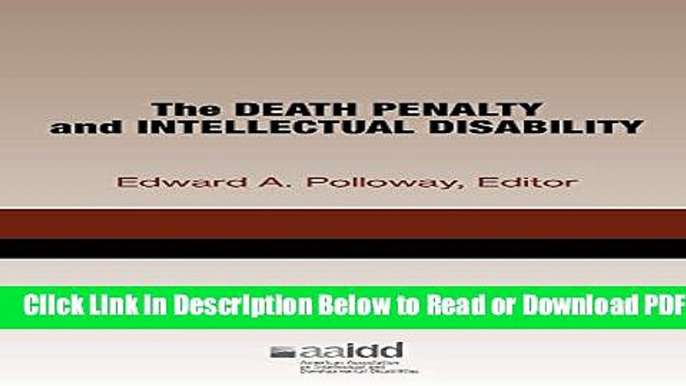 [Get] The Death Penalty and Intellectual Disability Popular New