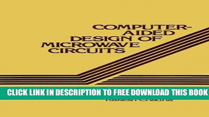 New Book Computer-Aided Design of Microwave Circuits