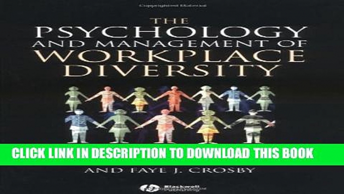 Collection Book The Psychology and Management of Workplace Diversity