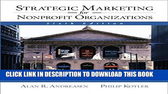 Collection Book Strategic Marketing for NonProfit Organizations (6th Edition)